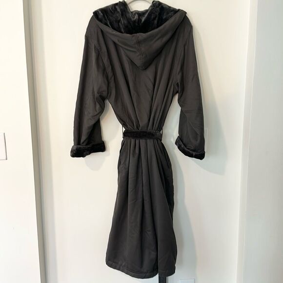 Mansfield Unisex Spa Microfiber Shimmer Lined Shawl Collar Robe O/S - Picture 7 of 9